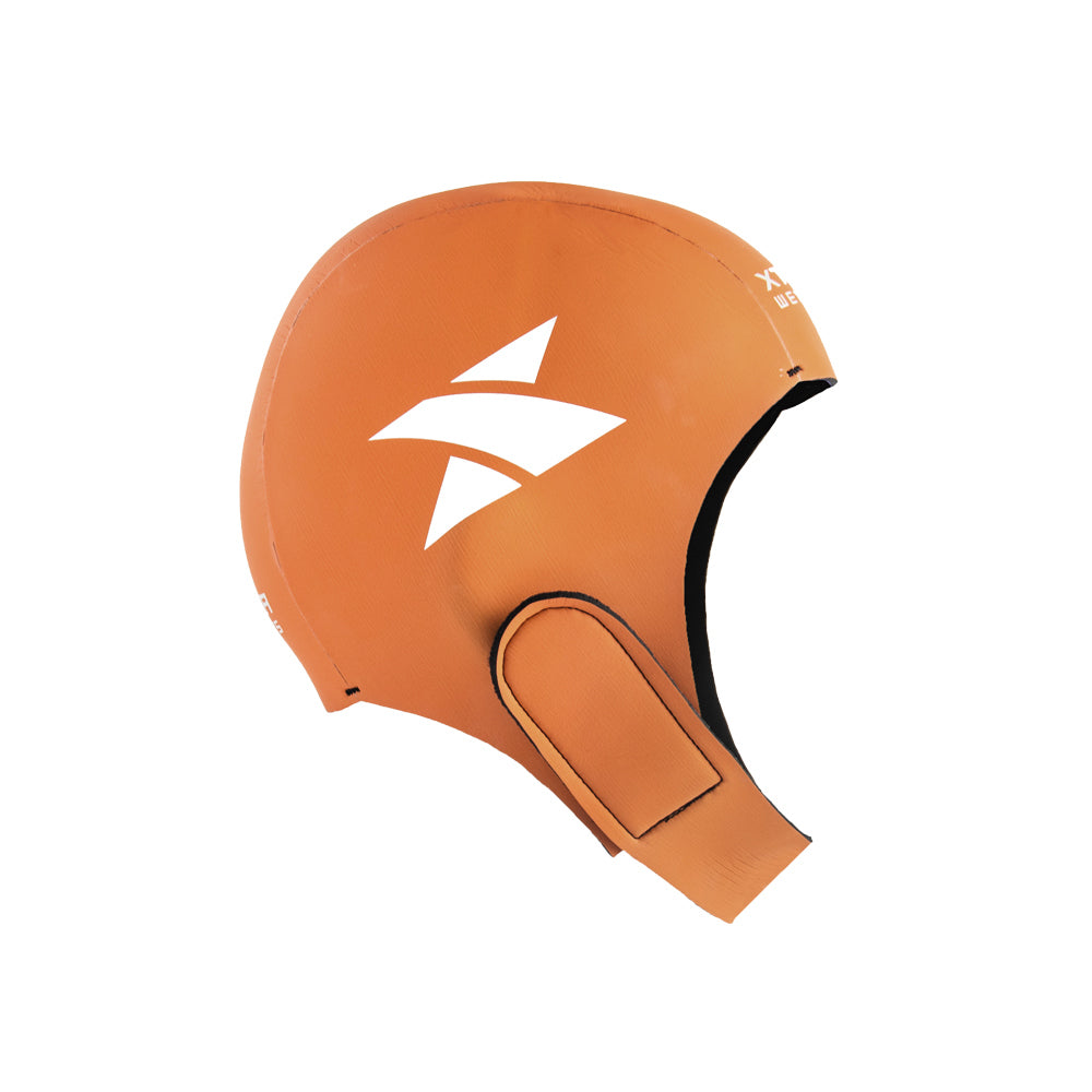 Orange Neoprene Swim Cap