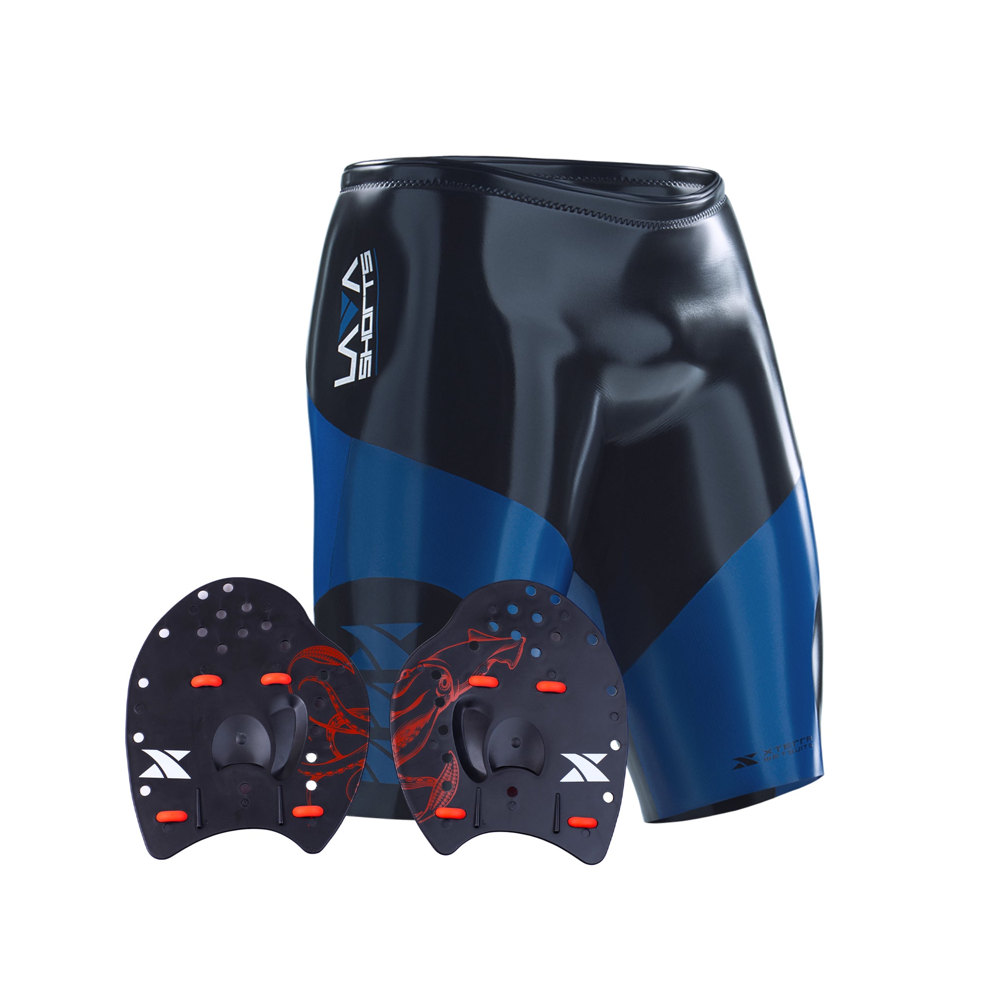 Kraken Swim Paddles + LAVA Shorts - XTERRA WETSUITS