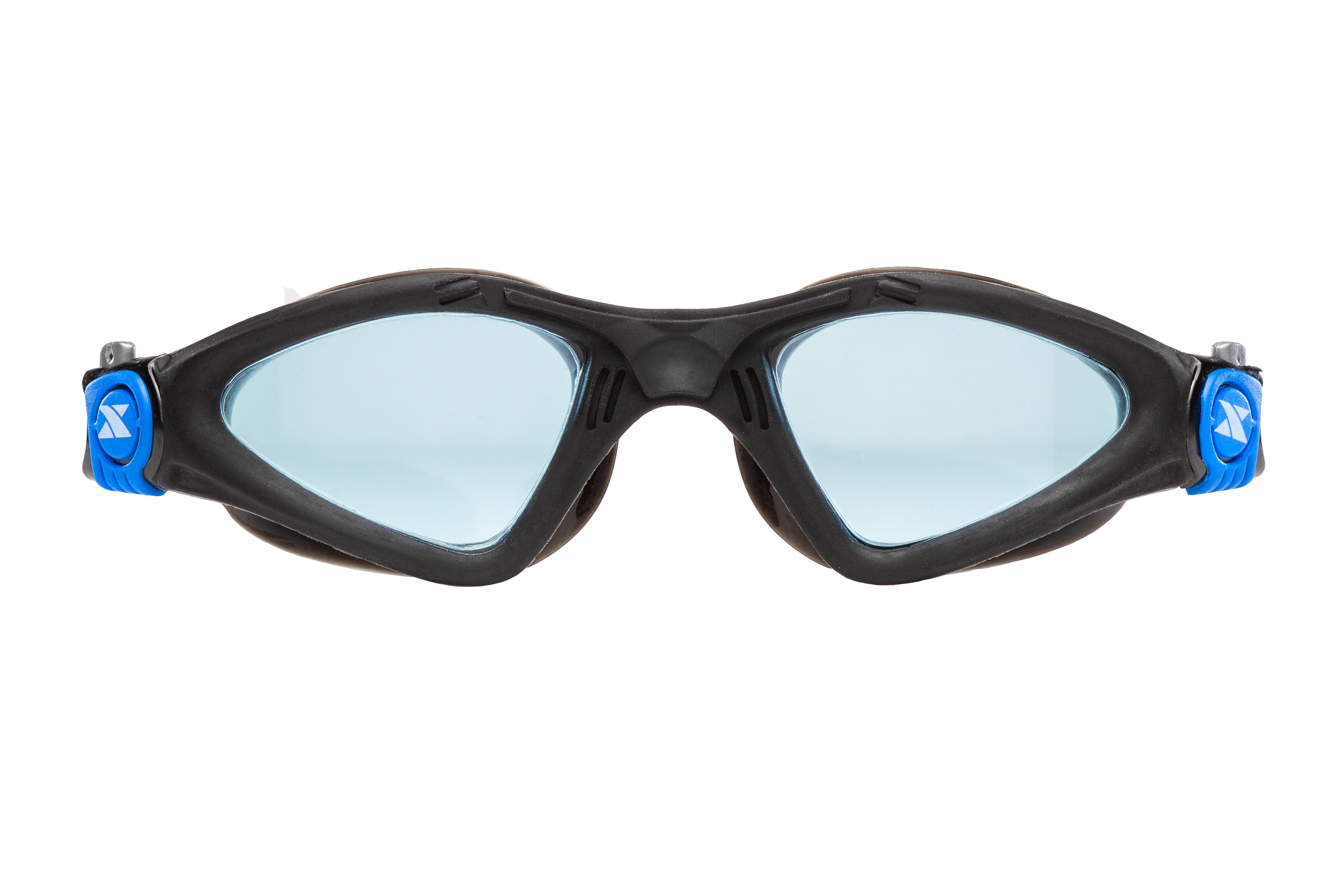 blue goggles swimming Velocity Blue Goggles