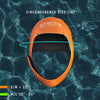 Orange Neoprene Swim Cap Special